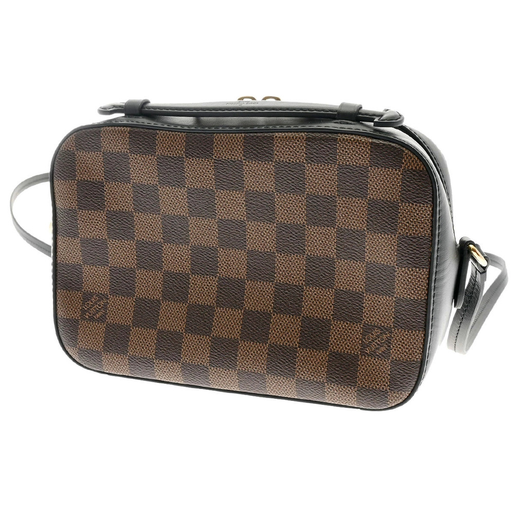 Louis Vuitton Monica Damier Santa Canvas Brown Shoulder Bag Brown